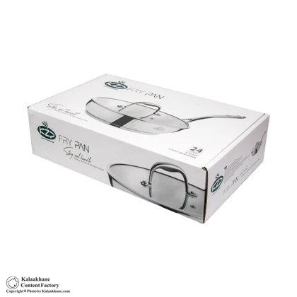 تابه استیل سایز 24 KZP کد 5004