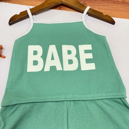 رامپر دخترانه مدل BABE