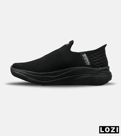 کفش کتانی طبی ورزشی مشکی SKECHERS Slip-Ins مدل 8804