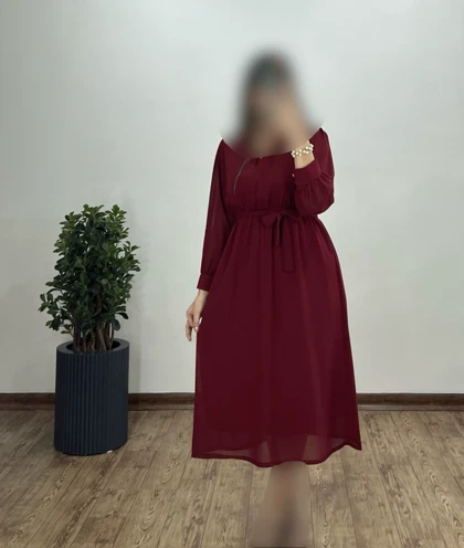 پیراهن حریر ستاره 4