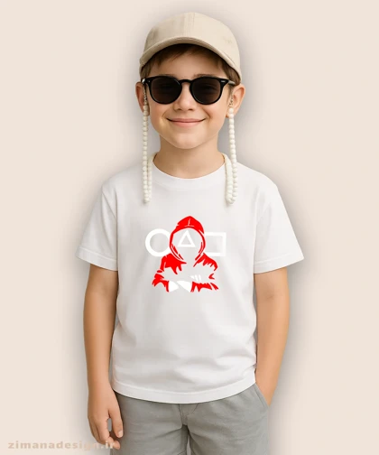 تیشرت بچگانه طرح اسکویید گیم کد 933