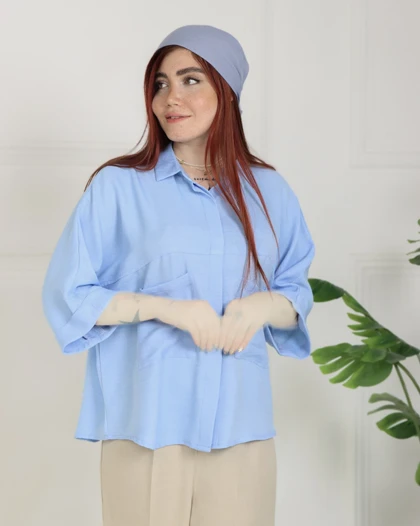 شومیز آستین کیمونو نگار 0964