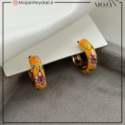 گوشواره های مینا کاری کد gn0026