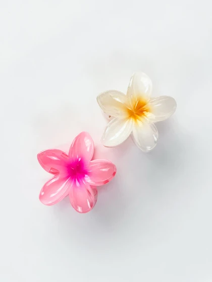 کلیپس مو طرح گل پلومریا Polomeria