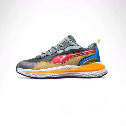 کتانی مردانه پوما نیویورک طوسی نارنجی