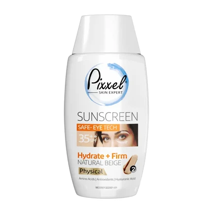 ضد آفتاب رنگی دور چشم و صورت پیکسل مدل Physical SPF35 حجم 50 میلی‌لیتر