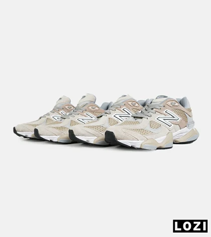 کفش کتانی مردانه و زنانه کرم طوسی NEW BALANCE 9060