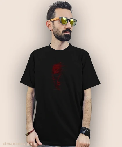 تیشرت مردانه و زنانه طرح اسکلت مرگ کد 931