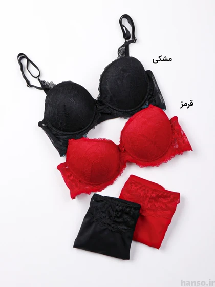 ست شورت و سوتین اسفنجی فنردار اما EMA کد 3038