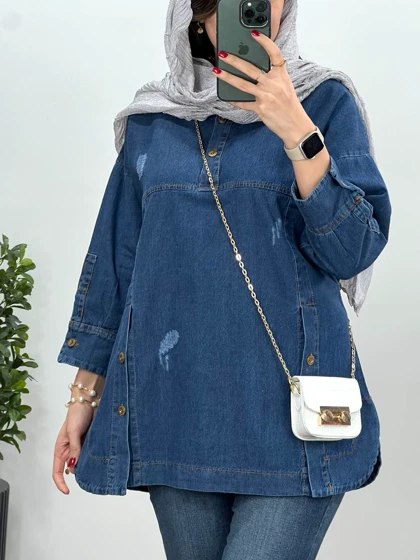تونیک مانتویی جین قصیده 1