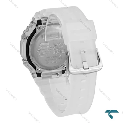 ساعت جیشاک GA-2100 مردانه شیشه ای صفحه آبی GShock-8520-G