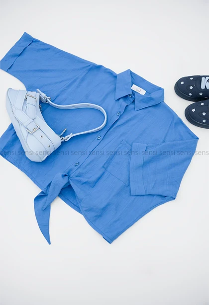 شومیز گره‌ای nrکد1002599
