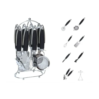 ست ابزار 8 پارچه ویتارا مدل ZX-KGS03 (استند مشکی/استیل)