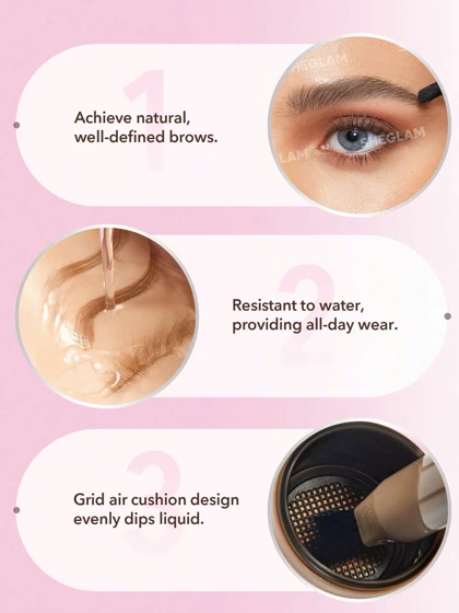 ست حرفه‌ای طراحی ابرو شیگلم مدل Brow-Fection (ژل‌کرم + براش)