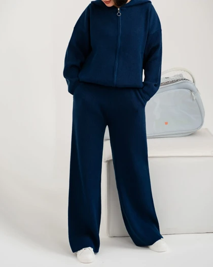 ست هودی و شلوار بافت کد t128