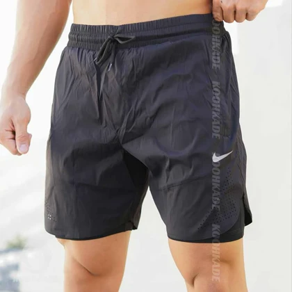 شلوارک کشاله دار آیرو NIKE مشکی