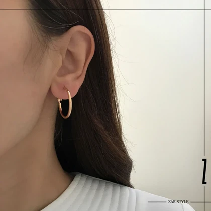 گوشواره حلقه‌ای خطی
