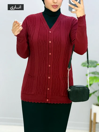ژاکت گپ بافت ایلانا کد 333161