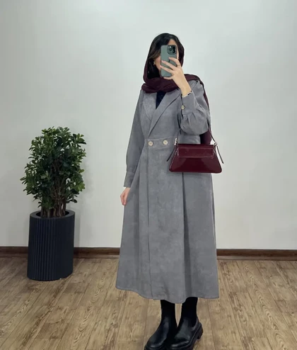 مانتو بلند پاییزه لیمو 1