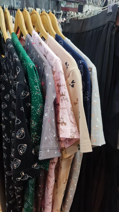 تیشرت شلوار زنانه راحتی کد 1190