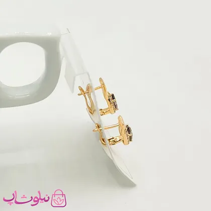 گوشواره ژوپینگ نگین‌دار با کریستال سواروسکی