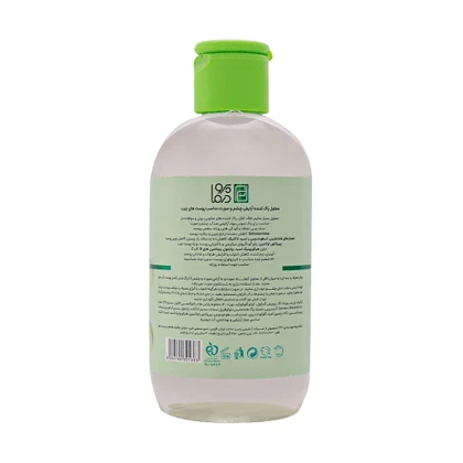 محلول پاک کننده آرایش چشم و صورت پوست چرب پرودرما 250 میل