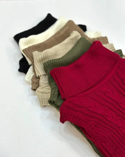 تاپ بافت یقه اسکی