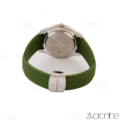 ساعت پتک فیلیپ آکوانا مردانه قاب سیلور صفحه سبز 105326