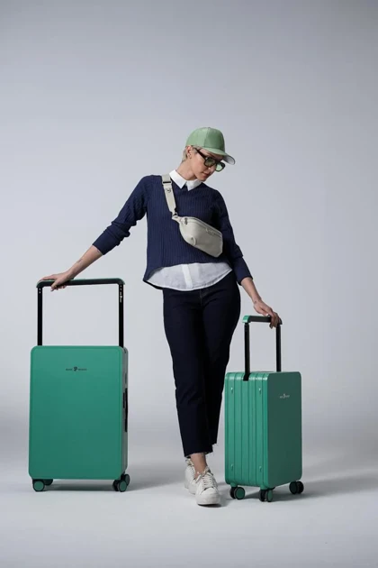 چمدان سایز کوچک رزمری مدل Rose Merry RL-601-2p-Small_Green