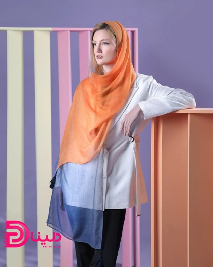 شال نخی طیفی منگوله‌دار