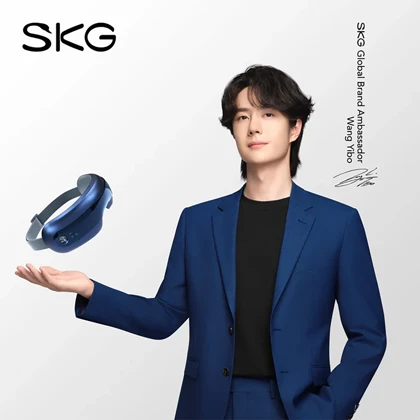 ماساژور چشم هوشمند اس‌کاجی SKG E3 Pro با قابلیت پخش موسیقی و پنجره دید