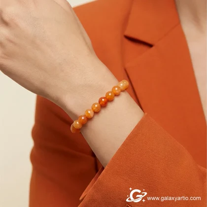 دستبند اونتورین نارنجی