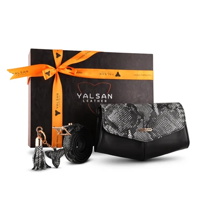 ست هدیه زنانه چرم یلسان مدل هیلدا کد 108-ATS-PRM-RTL