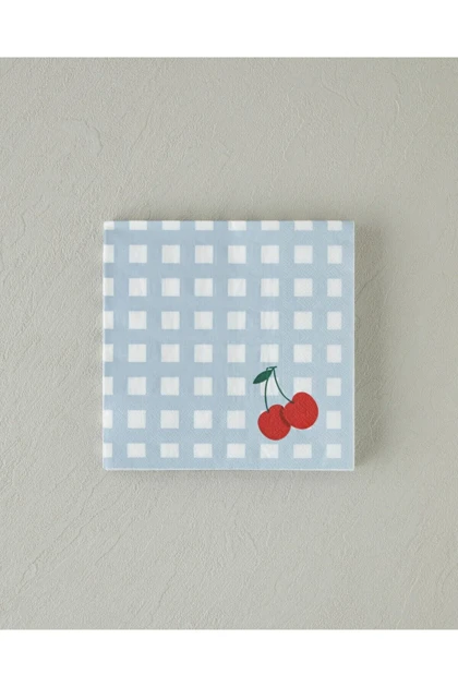 دستمال کاغذی English Home مدل Cherry Cherry کاغذی - آبی