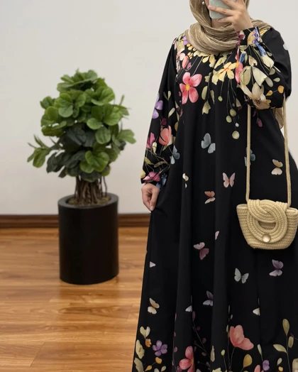 پیراهن بلند زنانه مدل ملورین