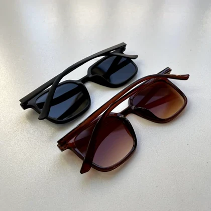 عینک آفتابی مردانه و زنانه uv400 همراه با کاور و دستمال اشانتیون