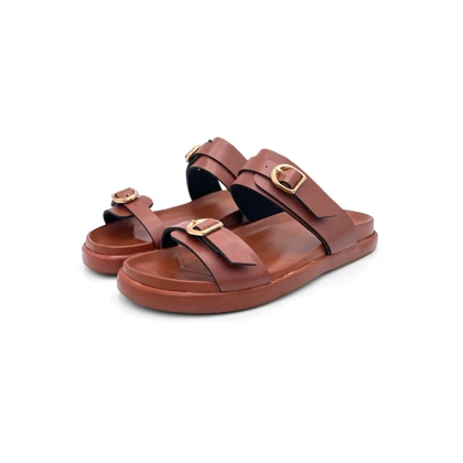 کفش صندل زنانه مدل زارا sandal - 0065_Cognac