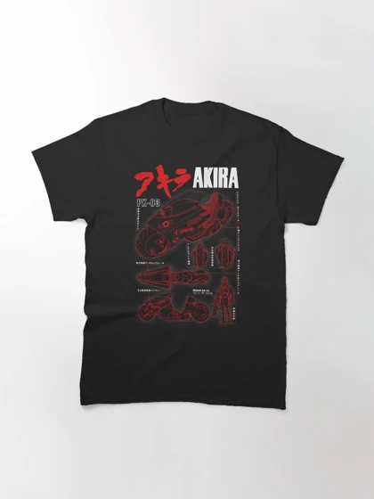 تیشرت آکیرا | AKIRA - Kaneda bike blueprint کد 224096
