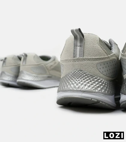 کفش کتانی طبی زنانه و مردانه طوسی سفید SKECHERS archfit v02
