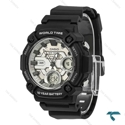 ساعت مردانه کاسیو دو زمانه AEQ-120 اصلی Casio-7701-G