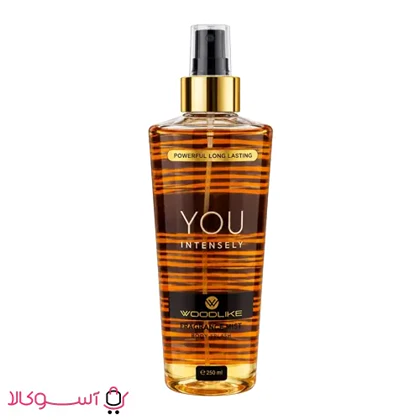 بادی اسپلش مردانه وودلایک مدل YOU INTENSELY یو اینتنسلی حجم 250 میل