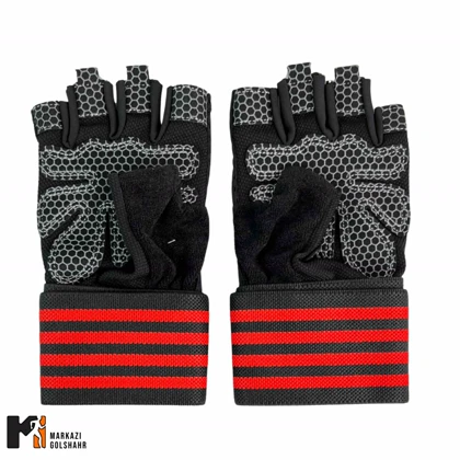دستکش بدنسازی کفی استپ دار کد D1