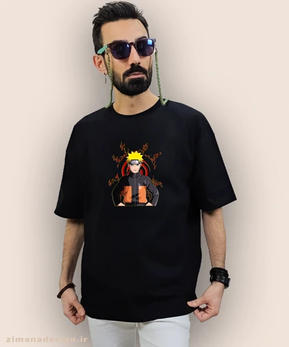 تیشرت لش مردانه و زنانه طرح ناروتو کد 907