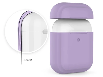 کاور سیلیکونی ایرپاد 1 و 2 آها استایل Ahastyle PT88-Z AirPods Case 2MM Silicone Replacement Cover
