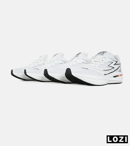 کفش کتانی مردانه و زنانه سفید مشکی GENERIC All Run مدل 7432