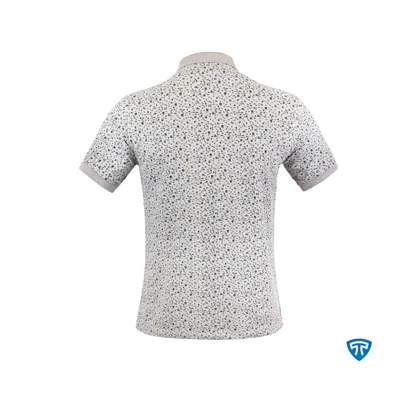 پولوشرت ضدتعریق مدل دیما طرح ملانژ سبز