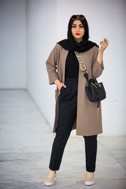 مانتو مازراتی ملانژ جیب هلالی