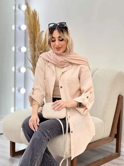 مانتو شومیزی دو جیب