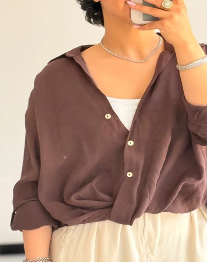 شومیز جلو گره‌ای