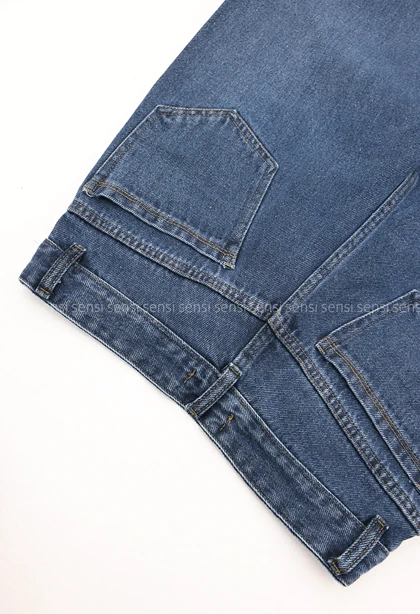 شلوار جین فول بگ کد1005167